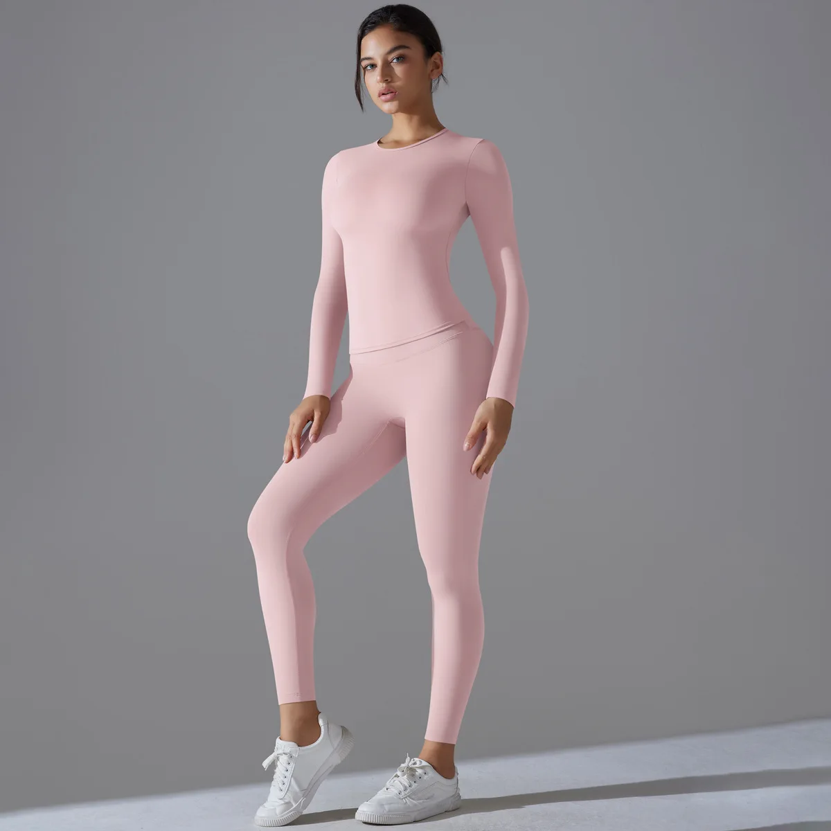 ❤リーラさま❤EnergyWork❤ XW-6662+6618 Leggings and Long Sleeve Shirt Women's Sets