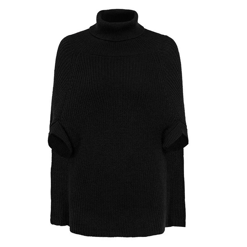 Fully Custom Women Sweater Winter Solid Color Loose Knitted Pullover ...