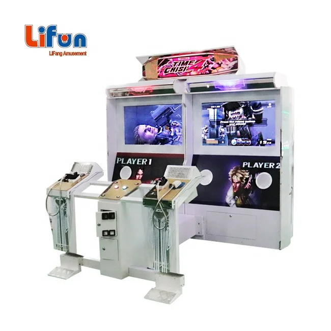 Indoor 2-Player Coin Operated Arcade Shooting Game Time Crisis 4 Gun Shooting Machine for Game Centres and Playgrounds