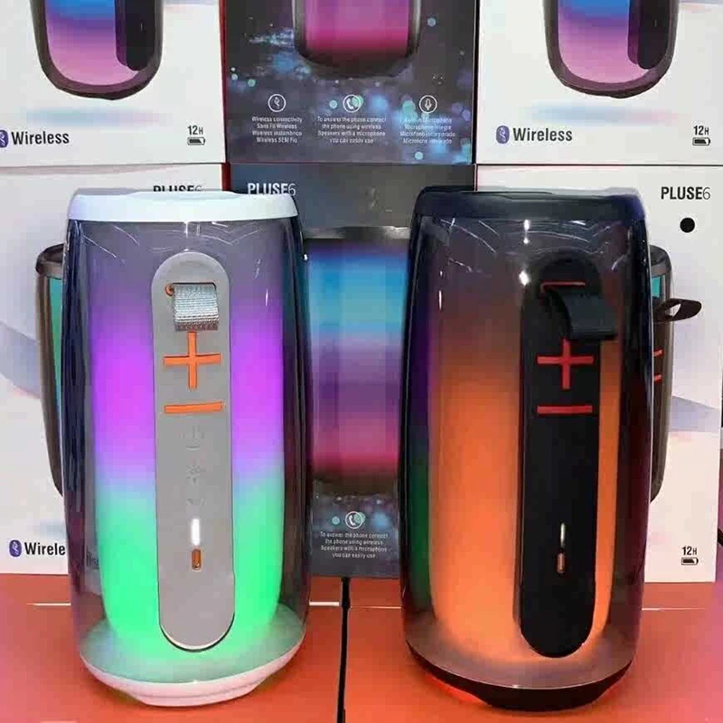 2023 Pulse6 Grb Wireless Speaker Pulse 5 Led Flash Light Waterproof ...