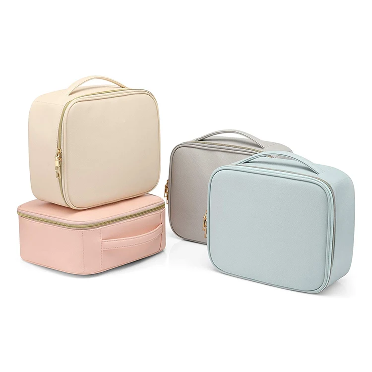 Wholesale Cosmetic Bags Travel Cosmetic Bag Leather Makeup Bag For