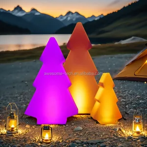 Romantic Multicolored Illuminated LED Light Christmas Tree Outdoor Luminous Decorations for Park Garden Street Decor