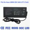 280W Ultra Slim Black 20V 14A 6.0*3.7mm Mesh Right