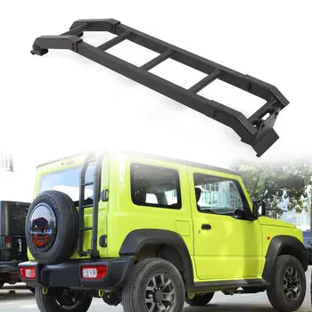 TELLIKA suzuki jimny camping accessories Aluminum Car Rear Tail Door Ladder Climbing Fit for Suzuki Jimny 2018-Later JB64 JB74