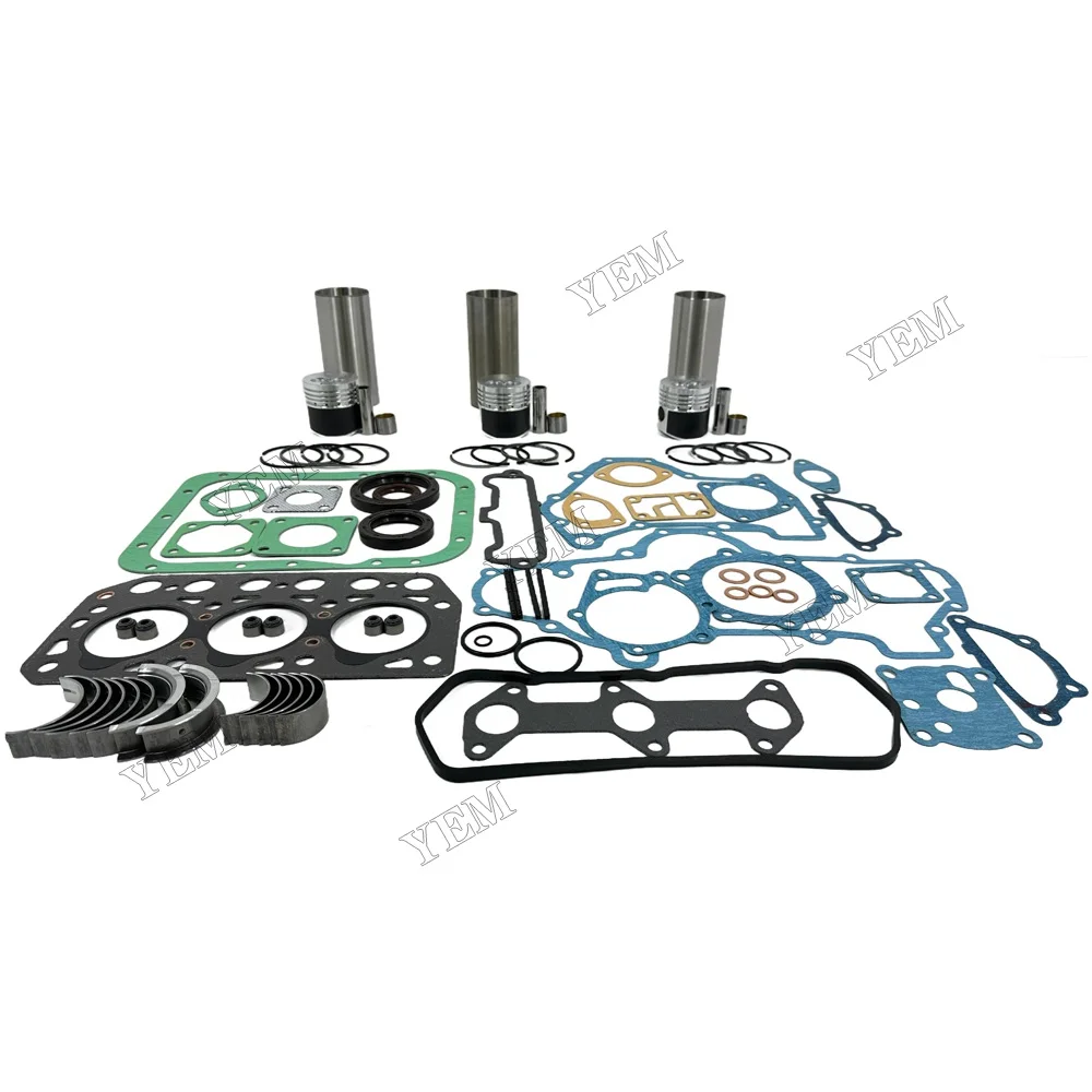 For Mitsubishi K3B Overhaul Kit With Bearing Set Heavy Equipment Engine Parts 3