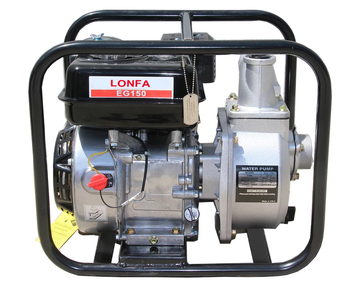 Pompe à eau avec moteur à essence et turbine en acier de 96000 l/h Tarifa  Hispanus