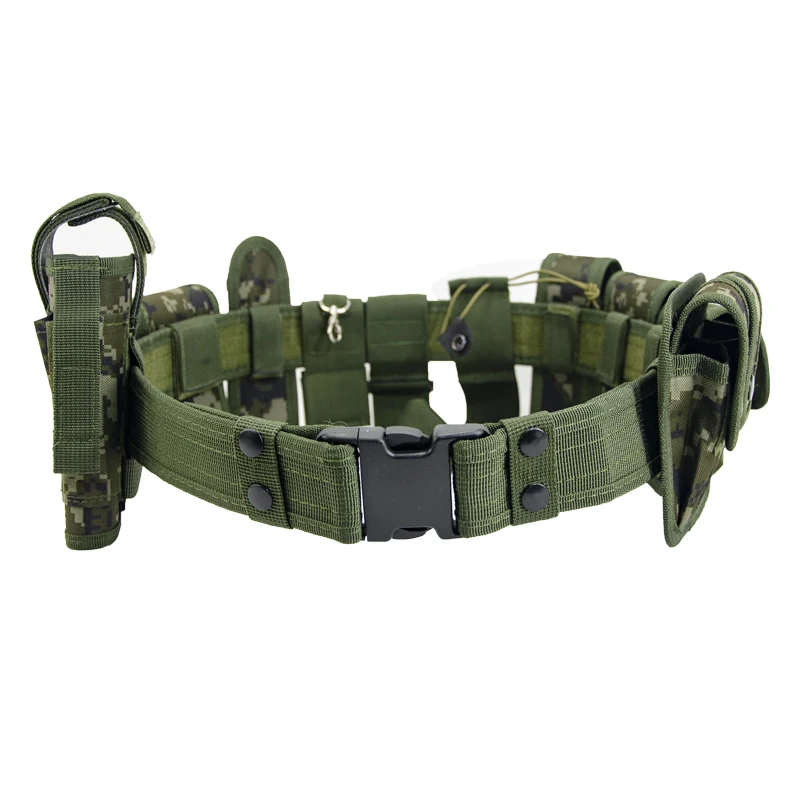 Versatile Security Tactical Modular Equipment System Duty Belt Set for Security Guard Flashlight Holster Baton Holster
