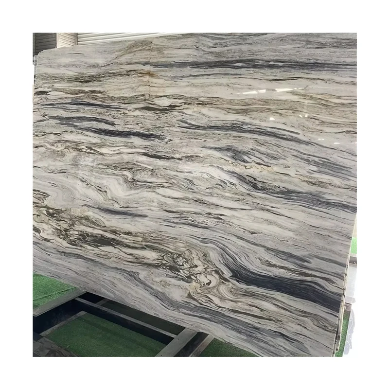 Luxury Home Manufacturing Product Polished Silk Impression Quartzite Modern Design Style Features Similar to Granite