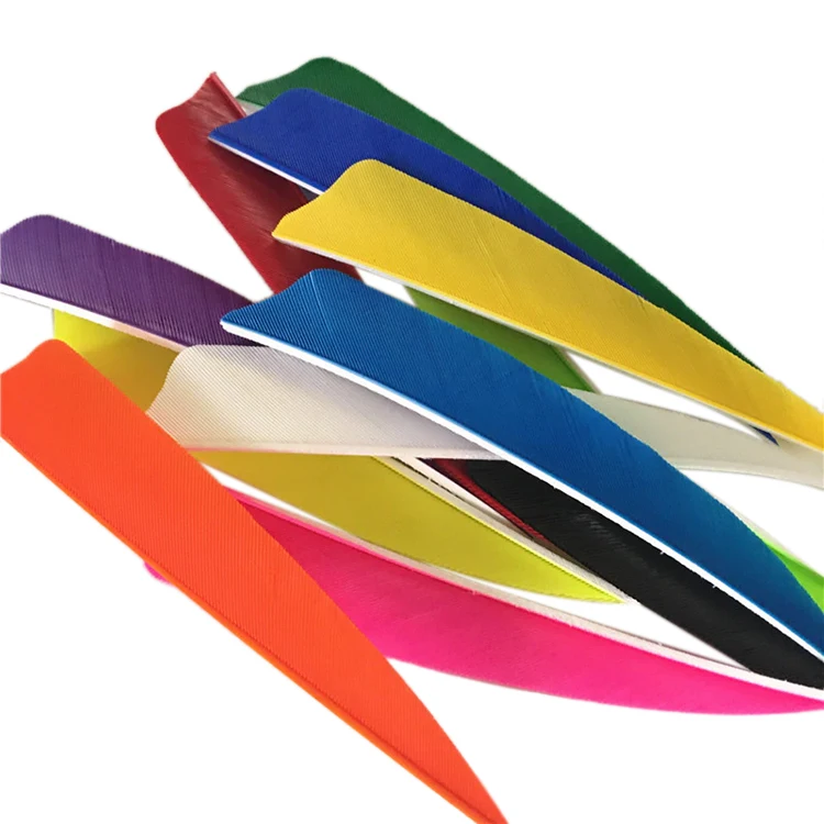 Grey Eagle Lot De 50 Plumes D'Empennage Pour Flèches D'Arc - 4 Pouces, Gris, Aile Droite Ou Gauche - Pour Chasse Ou Tir Sportif Wings Of Glory