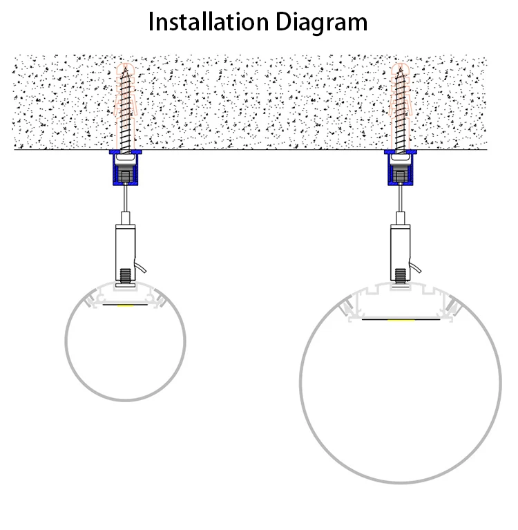 High Brightness Led Hanging Light Home Office Lighting Modern LED Tube Pendant Light Living Room Interior Led Suspended Lamp