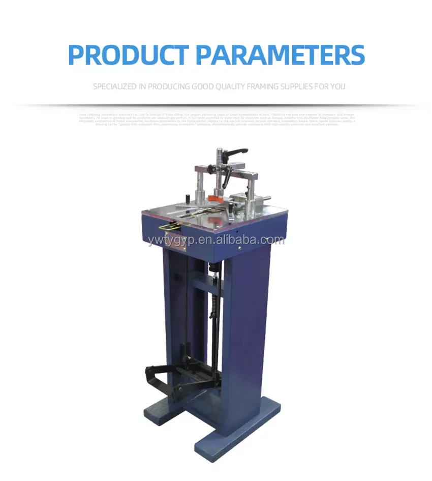 Tsj19 Foot Operated Frame Joint Machine Ps/wood Picture Frame Moulding