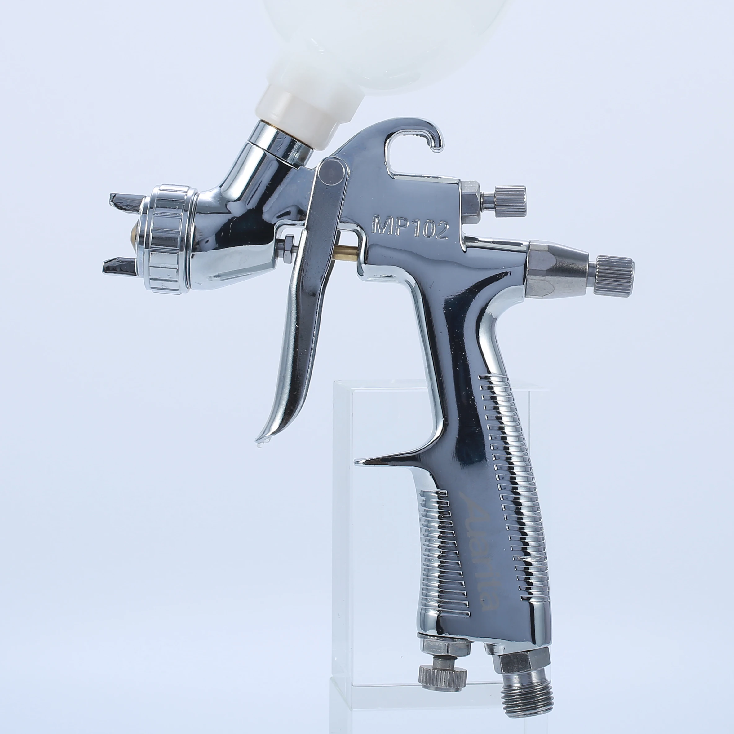 Auarita MP-102 1.0mm Nozzle Mini Professional LVLP Spray Gun 250ml cup  facePaint