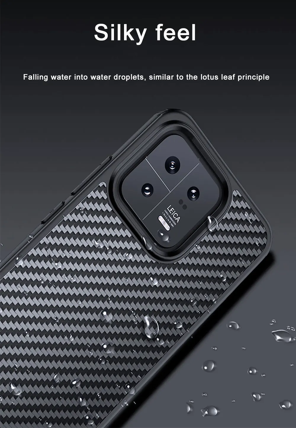 product luxury light weight carbon fibre phone case aramid fiber business protective shell cover for for xiaomi 13 pro-30