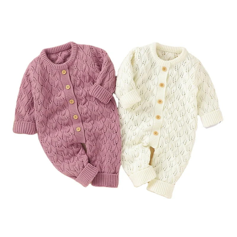 Pelele Ahuecado De Hojas De Color Sólido Para Bebé Recién Nacido,Ropa De  Otoño Invierno,Precio Al Por Mayor Barato - Buy Ropa De Bebé Para  Niños,Mamelucos De Punto Para Bebés,Ropa Para Niños Pequeños
