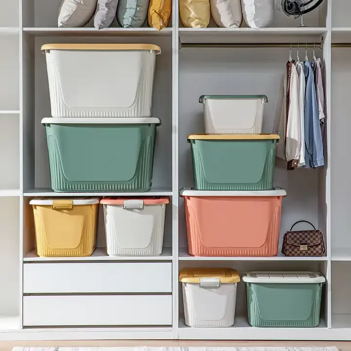 Cajas de almacenamiento de plástico PP de gran capacidad de alta