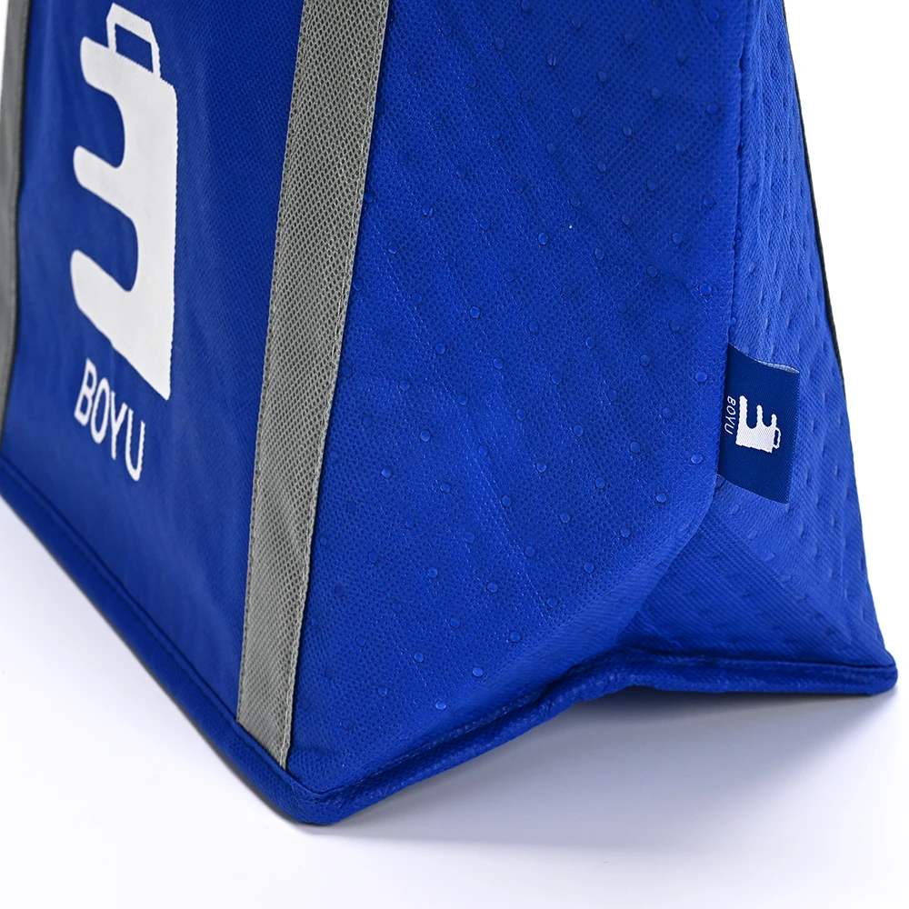 High Quality Hot Selling Custom Printed Portable Large Tote Bag Thermal Waterproof Non Woven Bags factory