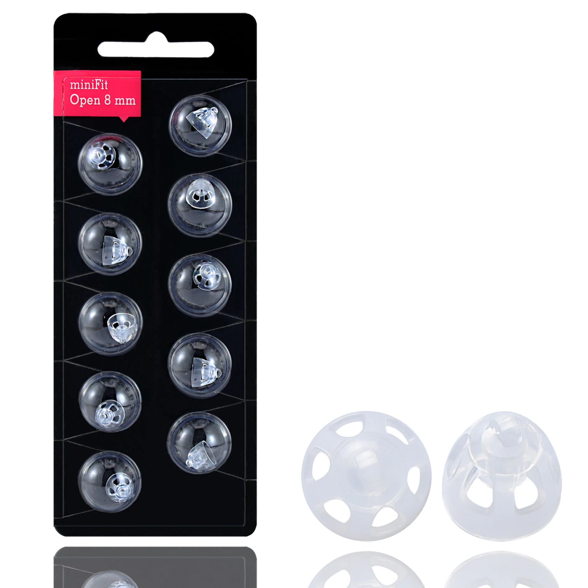 Oticon Hearing Aid Minifit Power Domes Closed Open Fit Vented Ear Tip