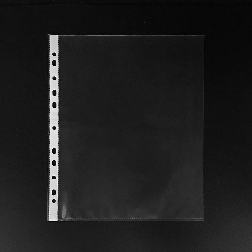 Super Design Transparent Pocket Clear Plastic Folder Sheet Protectors