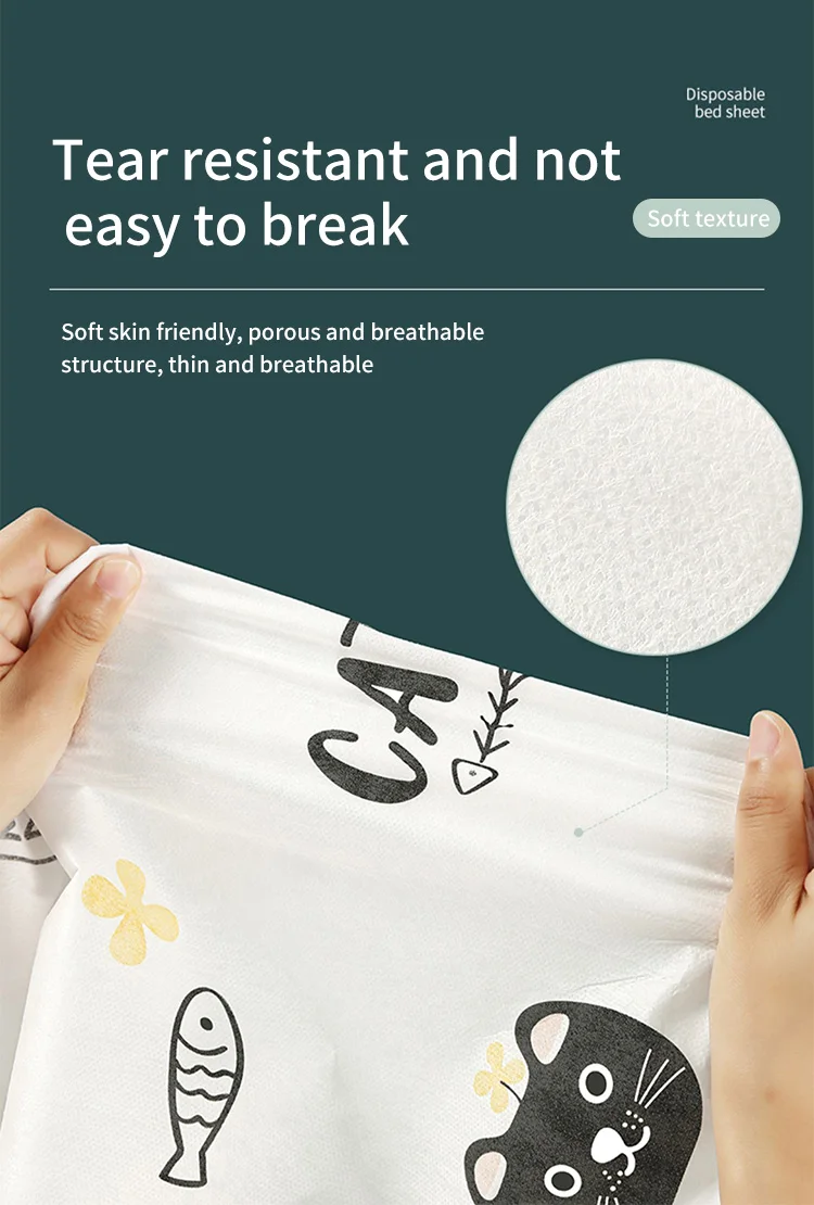 Disposable Sleeping Bag Pillowcases Bedspread Set Breathable Soft