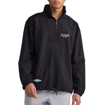OEM 1/4 zipper comfortable men's sport jacket Quarter zip golf pullover