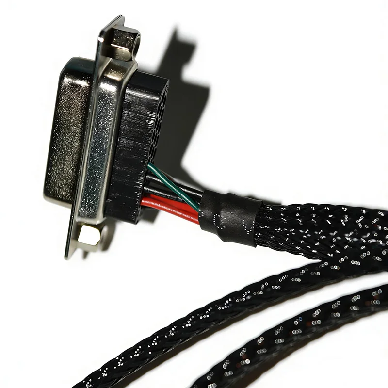 OEM Custom Wire Harness Cable Assembly with D-Sub Connector and JST Connector
