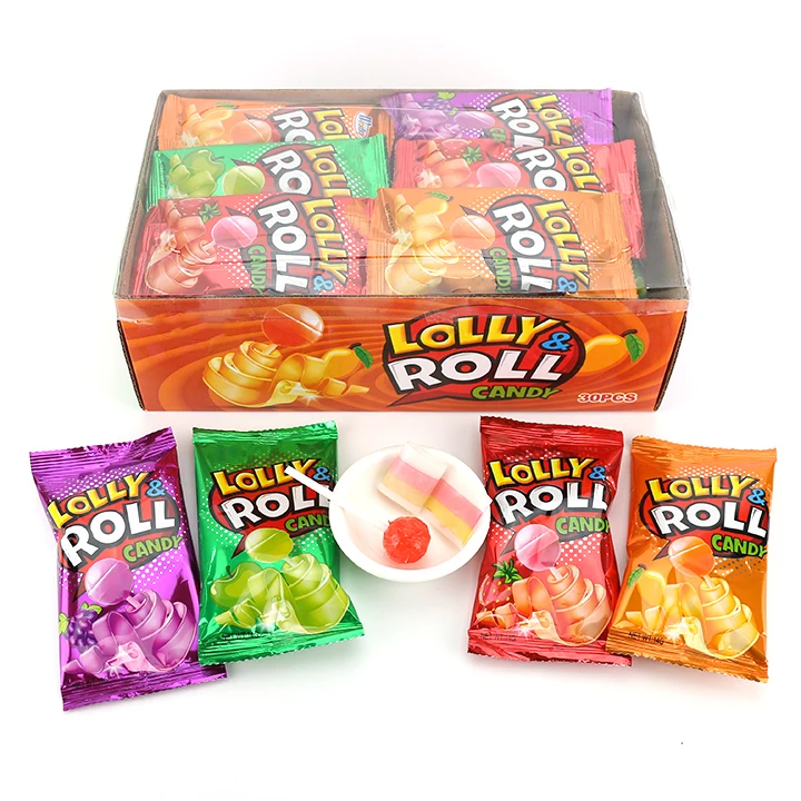lolipop gummy roll