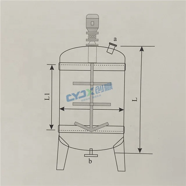 Оборудование для растушевки чистящих средств туалета Легкая машина смешивания отбеливателя антикоррозийный резервуар