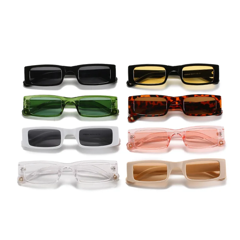 Wholesale Black Color Polycarbonate UV400 Square Sunglasses Men