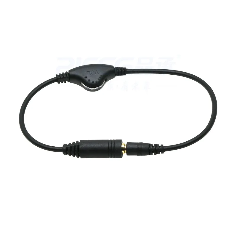 Male to Female Creative Volume Control Cable Aux Cable for Smartphone Tablet Speaker Car