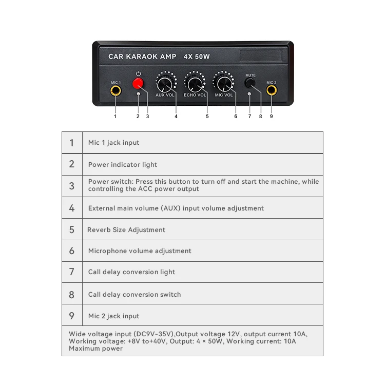 DIY Sound Intensifier Bus Audio System Car Audio Mini Amplifier