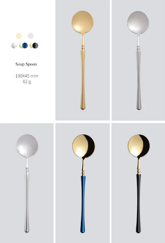 Portuguese style 304 stainless steel steak knife and fork