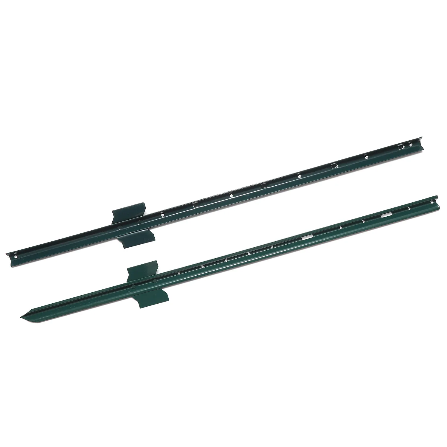 Green Steel Fence U Post With Anchor Plate Upost Steel Uposts Buy