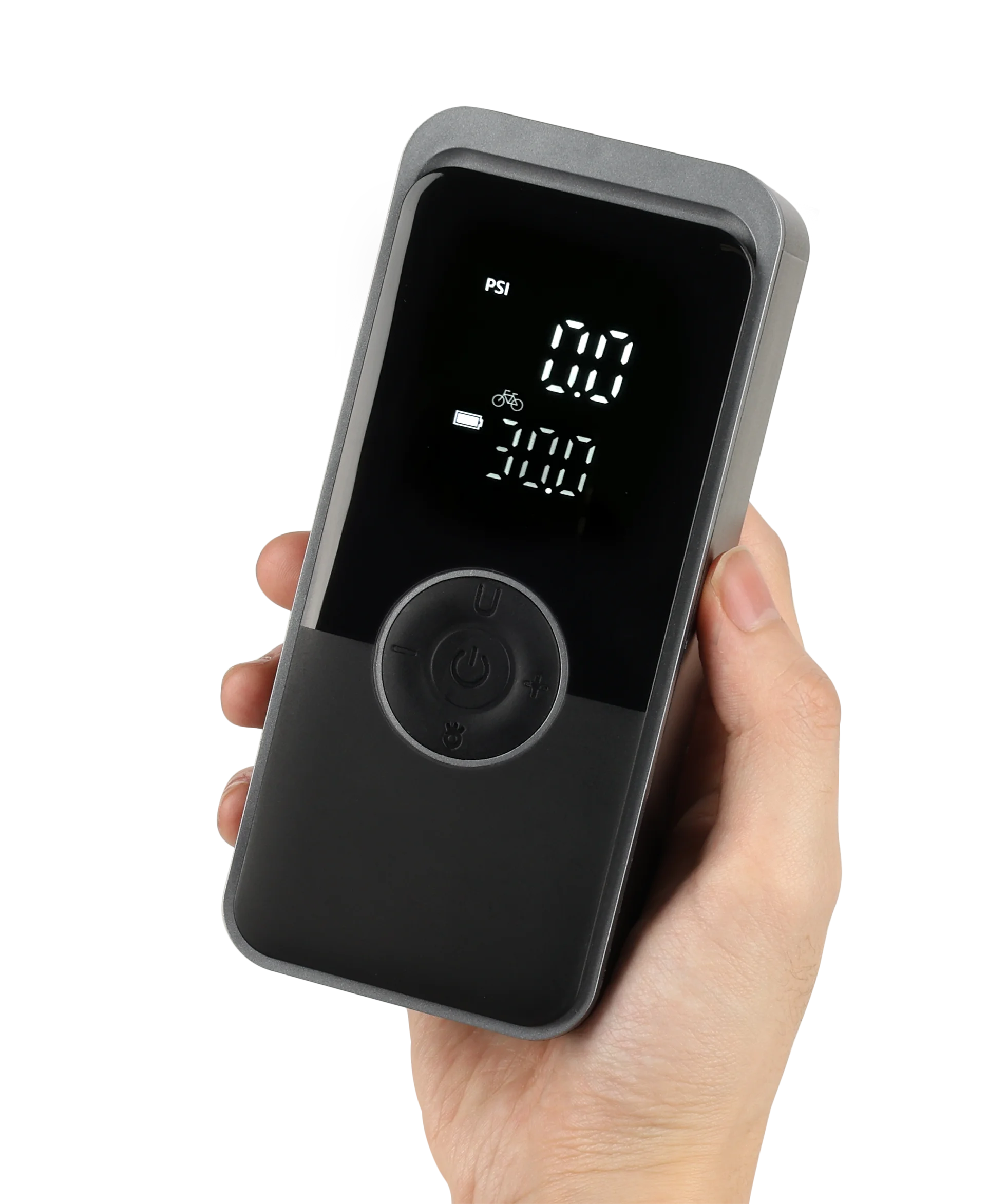 Dual-Power 100PSI Tire Inflator, 6000mAh Rechargeable + 12V, Auto-Stop, CE Certified