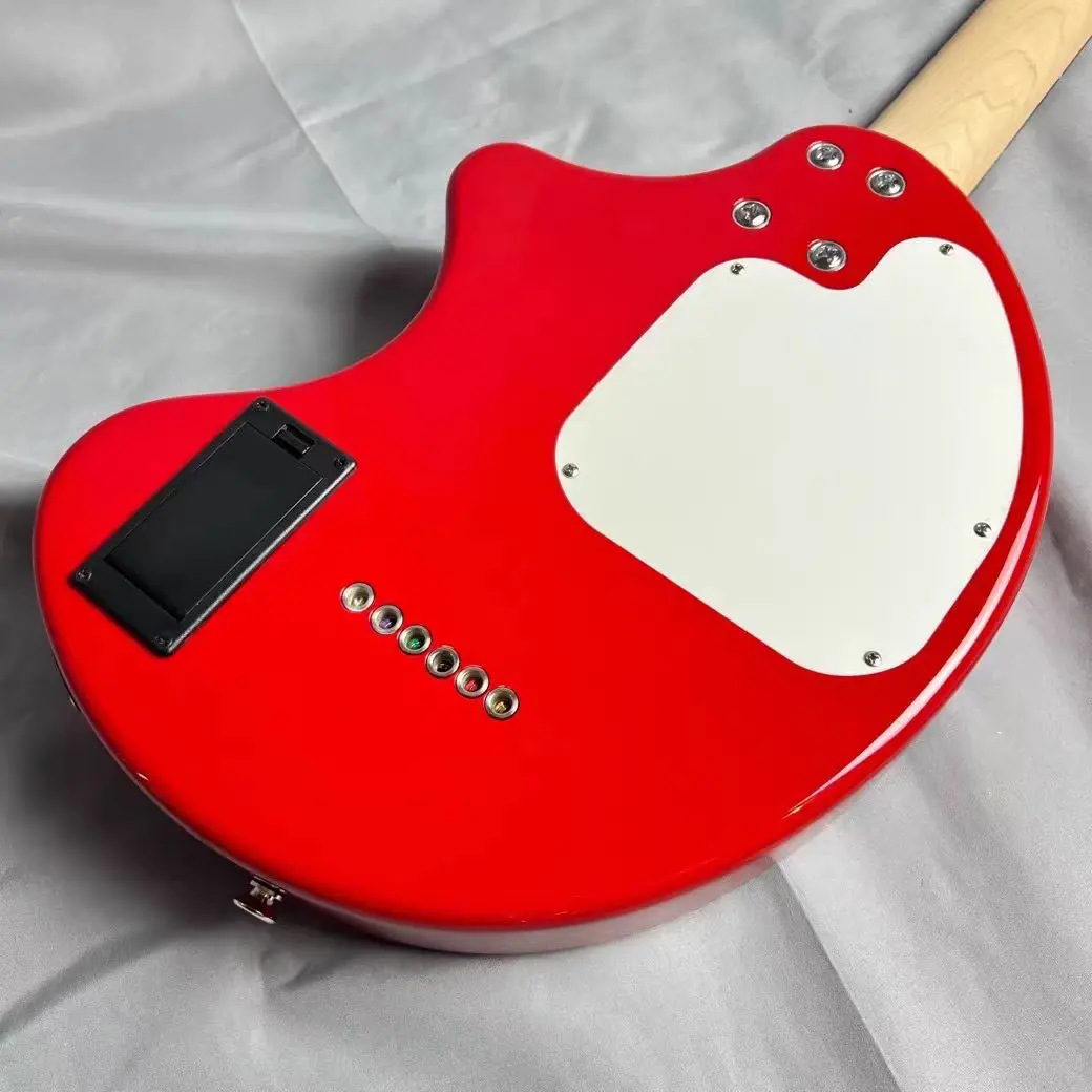 FERNANDES 赤 エレキギター スピーカー搭載 FERNANDES エレキギター ベビーモデル - 内蔵スピーカー付き