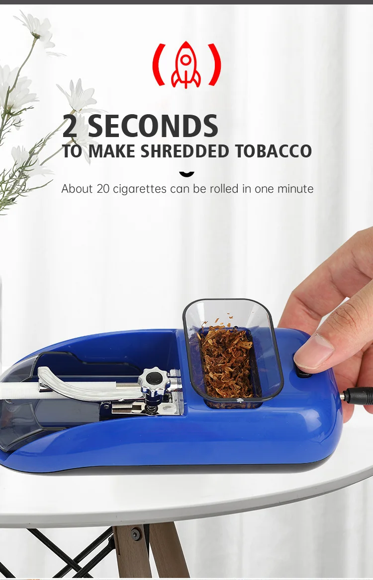 Automatic cigarette artifact household machine self-made electric cut tobacco paper hand cigarette new small cigarette