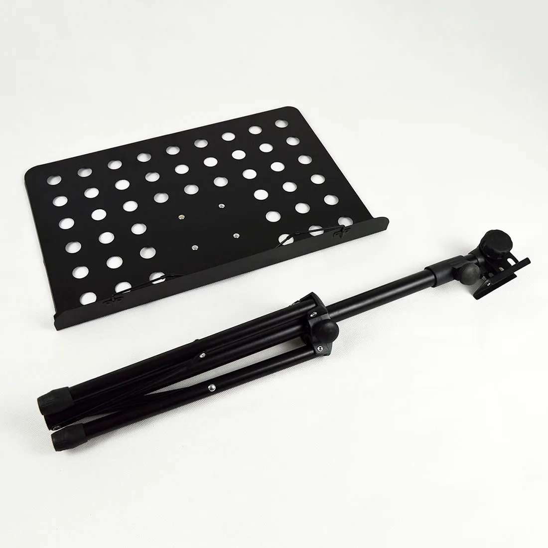 Lifting Function Adjustable Music Sheet Tripod Stand Music Stand Thickening Type Black with Carry Bag Folding Keyboard
