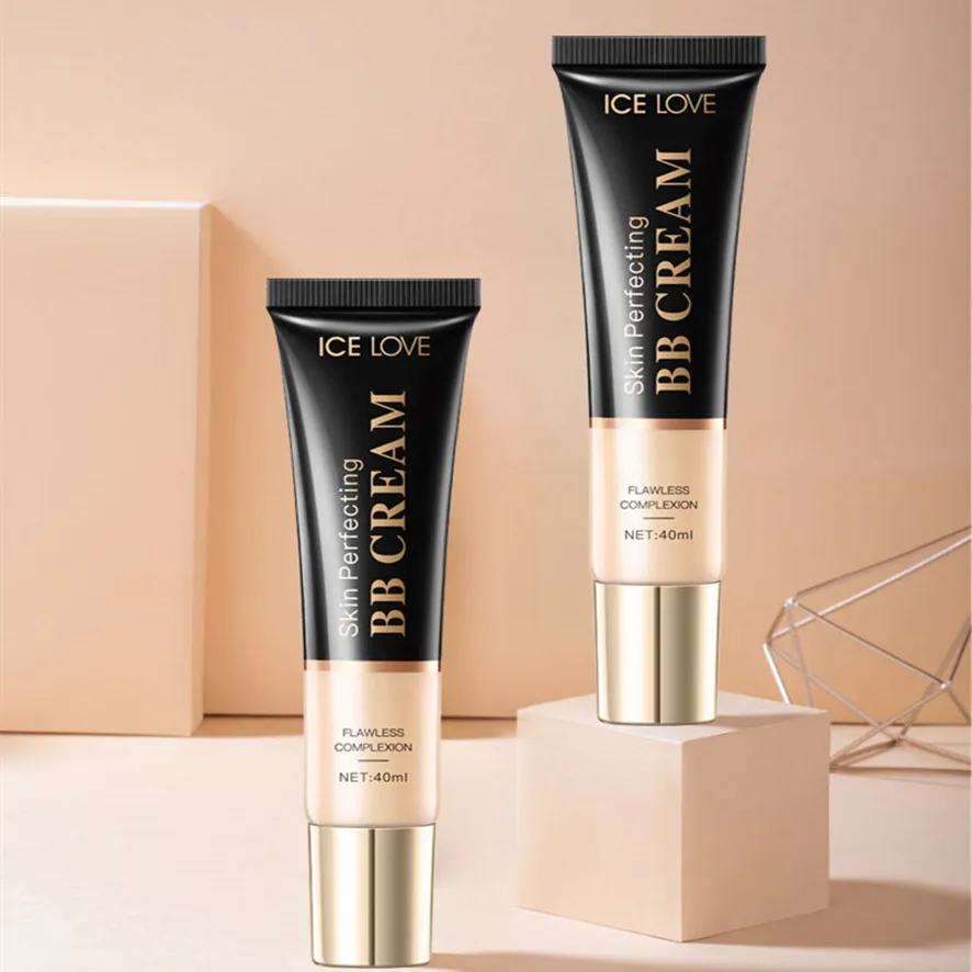Correcting Color Face Makeup Full Coverage Liquid Foundation for Dark Skin Hydrating Light Waterproof Long Lasting BB Cream