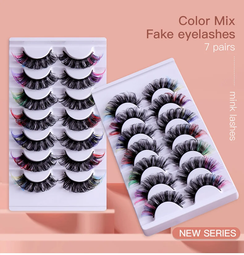 Bulk False Matte Eyelash Russian Full Strip Lashes Soft Lash Private