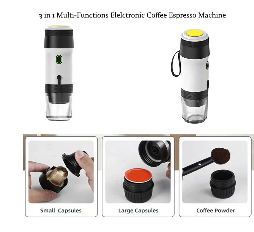 Single-serve Commercial Coffee Machine Portable In-car Travel Electric Turkish Coffee Maker