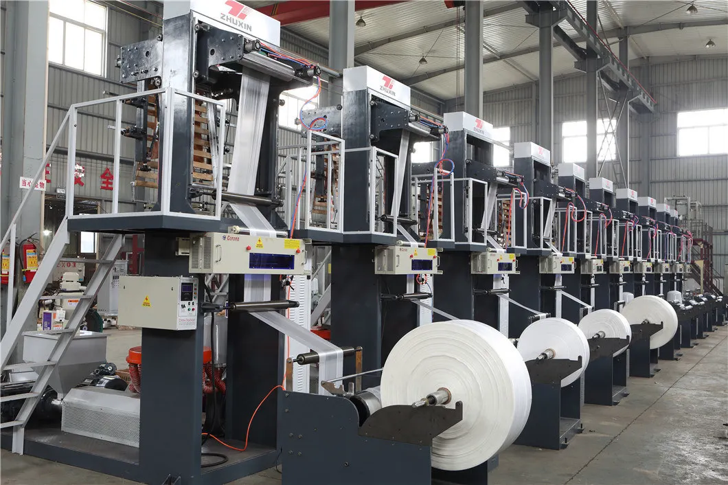 Zhuxin High Speed Mono Layer Mini Type Biodegradable Hdpe Pe Agricultural Plastic Film Blowing Extrusion Machine Taiwan
