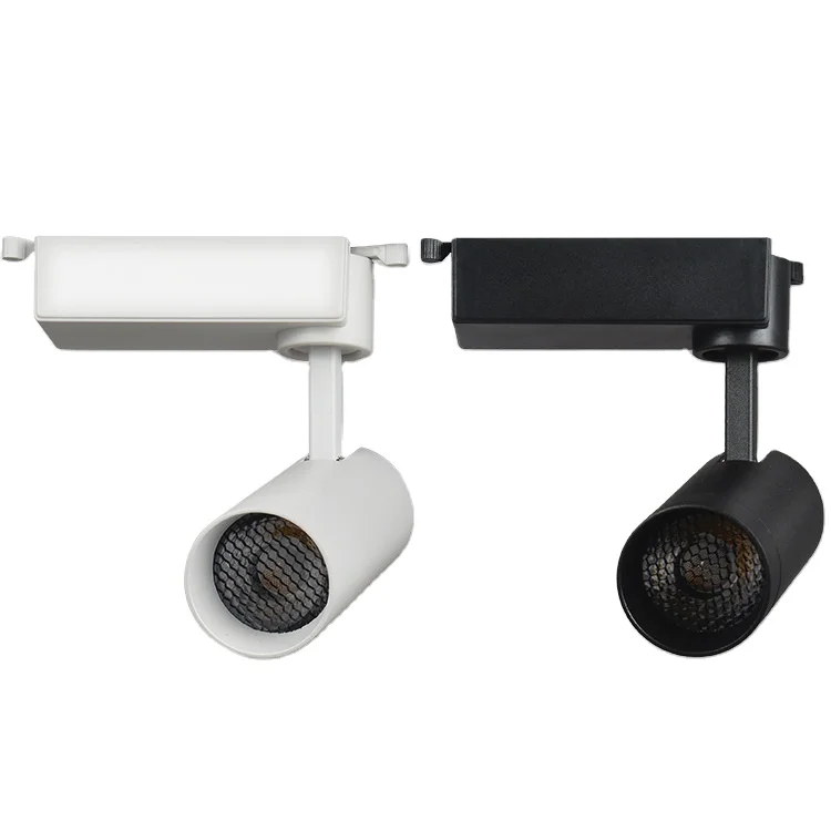 
Диммируемые трековые светильники нового дизайна, 20 Вт, cob, 2/3/4 фазы, Антибликовая Магнитная трековая система освещения для отеля 