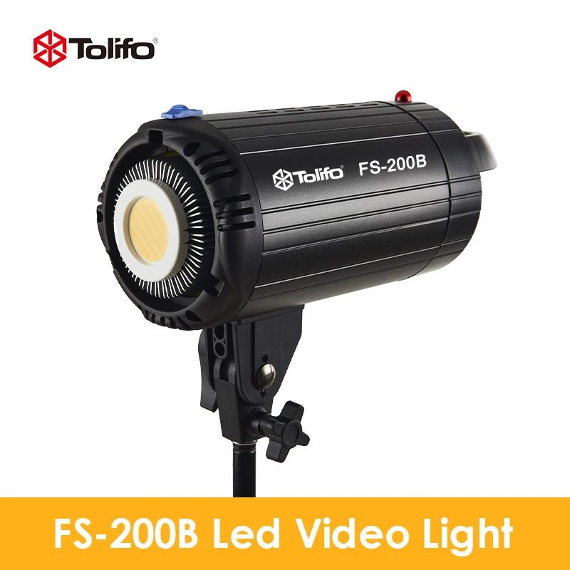Tolifo Cob Led Studio Lights - 120W & 200W Portable Bi Color