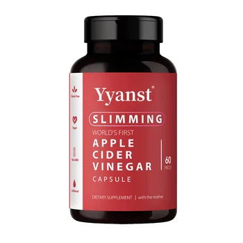 OEM/ODM Vegan Weight Loss Apple Cider Vinegar Capsules Boost Metabolism Support Weight Management Slimming Capsules