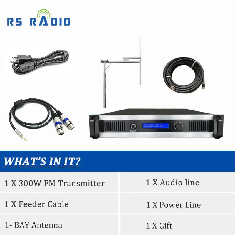 50W FM Transmitter RS RADIO - FM Transmitter