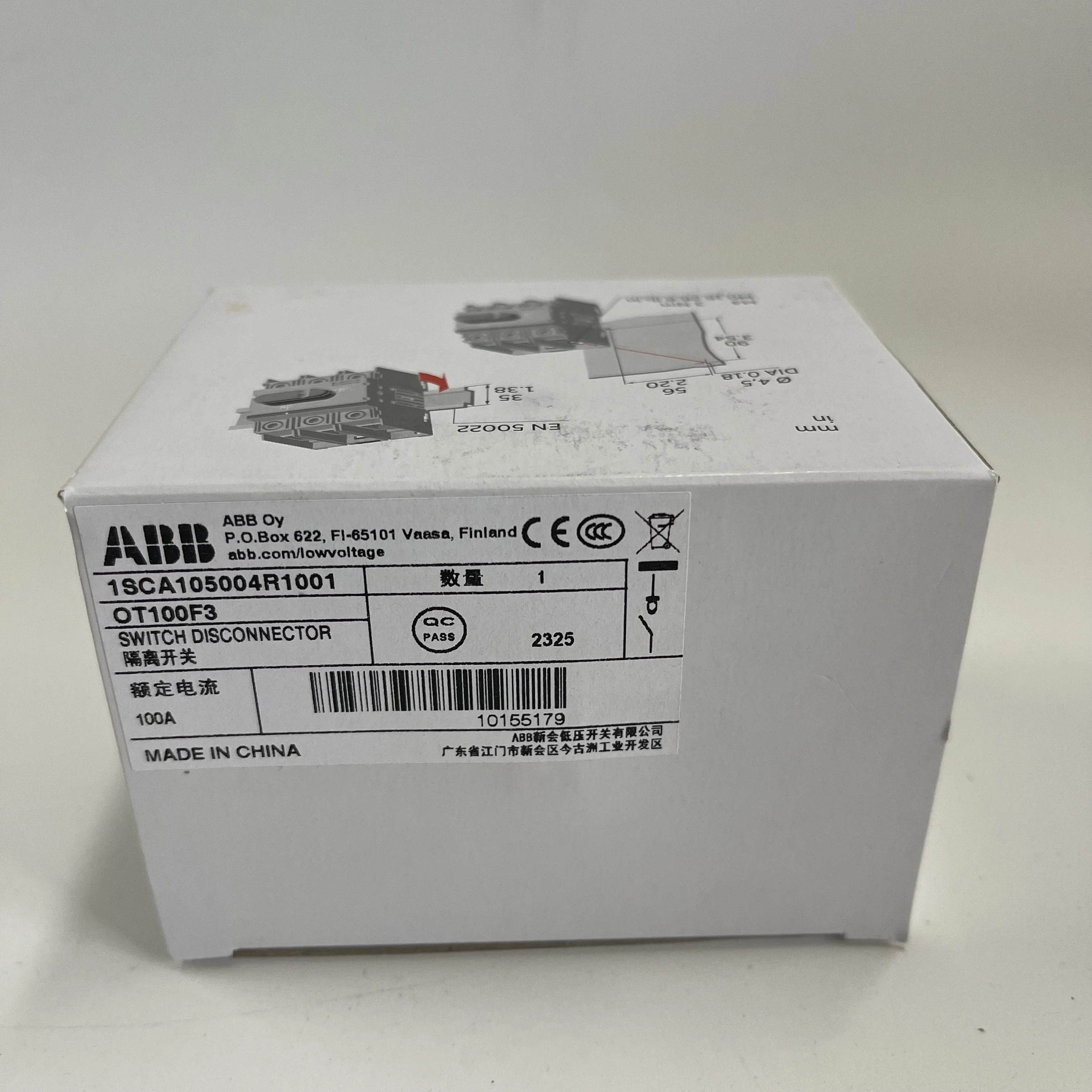 ABB Switch Disconnector OT100F3 1SCA105004R1001