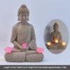 Sitting Buddha-Sandstone Color