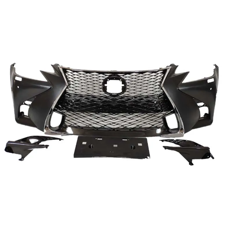 FRONT LICENSE PLATE FOG LAMP COVER front bumper with grille body kit FOR LEXUS 15-16GS SPORT