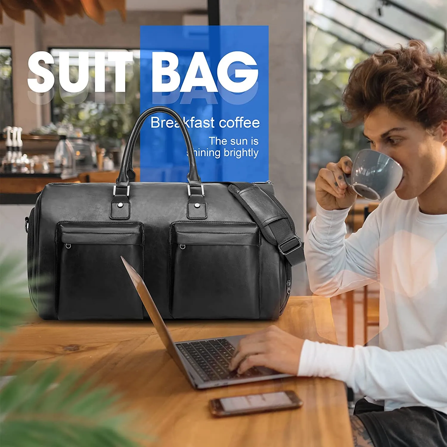 MISSLO Portaabiti Da 137,2 Cm Per Uomo E Donna, Borsa Da Viaggio Da Appendere Per Abiti Lunghi Con 438831