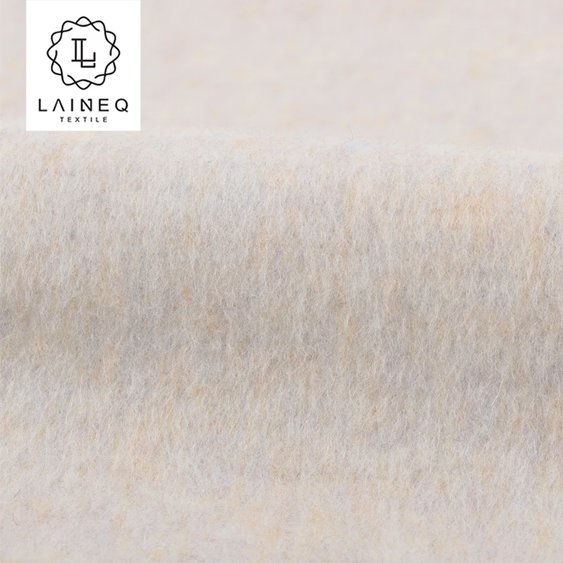 Легкое тепло: новый продукт 5% шерсти альпаки 95% двухлицый длинноволосый Альпака смешанный цвет шерстяной ткани для