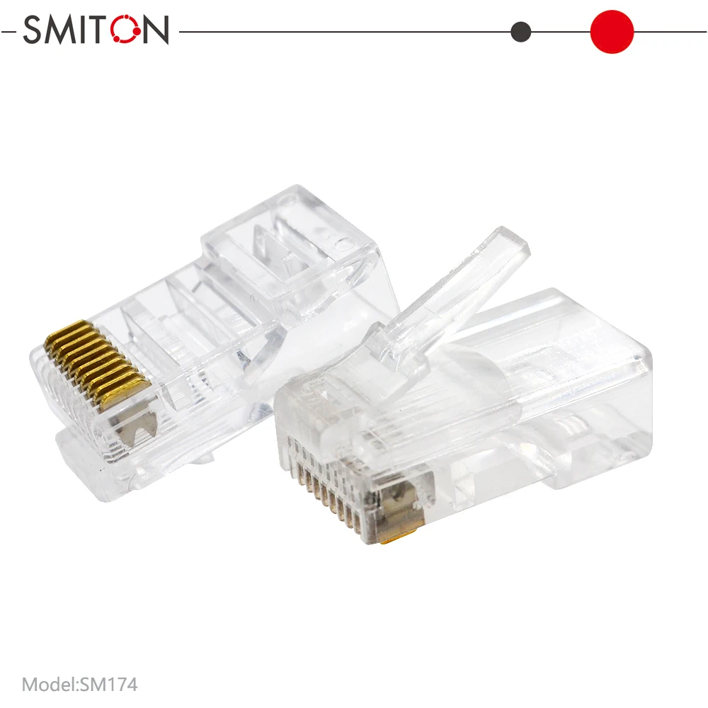 Rg45 Cable Plug RJ50 Conector Rj 45 Male Plug Cat 23awg 10 Pin Female 10p10c Connecteur Rj45 Connector
